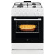 Electrolux gāzes plīts ar gāzes cepeškrāsni, 60cm - LKG604012W