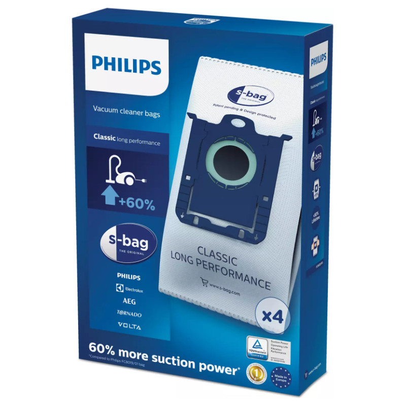 Philips Putekļu maisi S-bag 4gab - FC8021/03