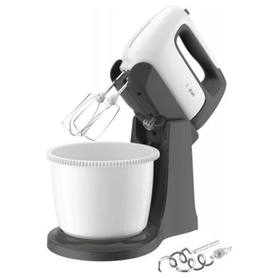 Tefal mikseris Prep'Mix+, 500W, balts/pelēks - HT464138