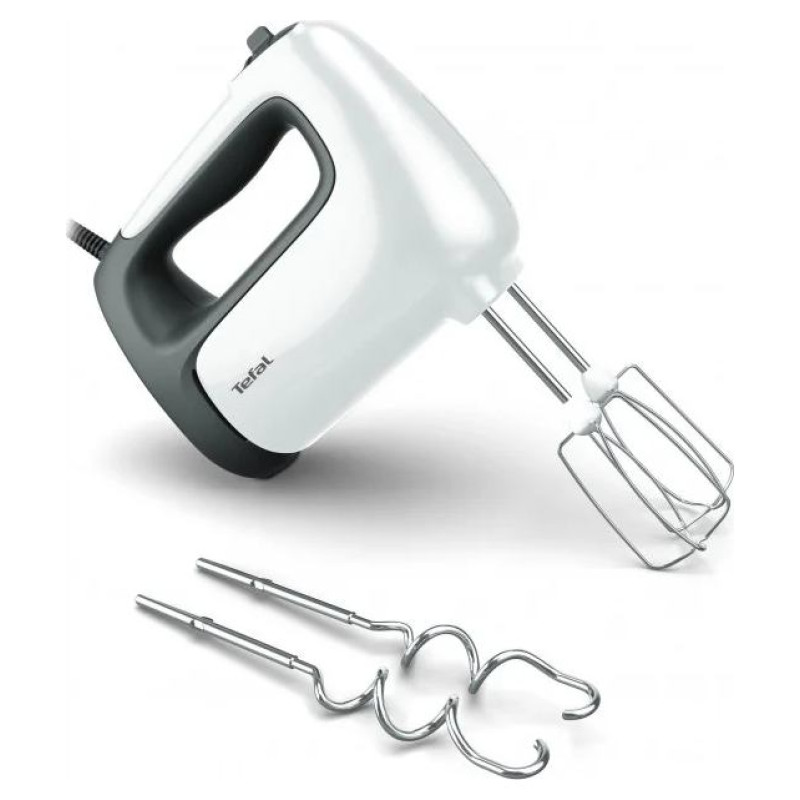 Tefal mikseris Prep'Mix+, 500W, balts/pelēks - HT464138