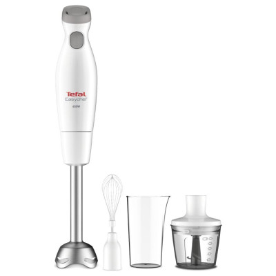 Tefal Rokas blenderis Tefal Easychef 3in1, 450W, balts/nerūsējo&scaron;ais tērauds - HB453138