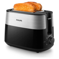 Philips Daily Collection Tosteris, 830 W (melns) - HD2516/90