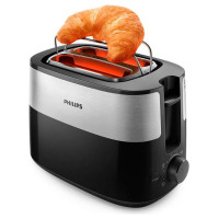Philips Daily Collection Tosteris, 830 W (melns) - HD2516/90