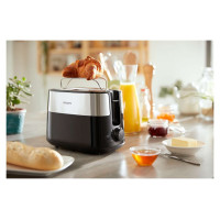 Philips Daily Collection Tosteris, 830 W (melns) - HD2516/90