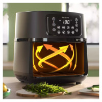 Philips karstā gaisa katls XXL, 7.2l 2000W, melns - HD9285/90