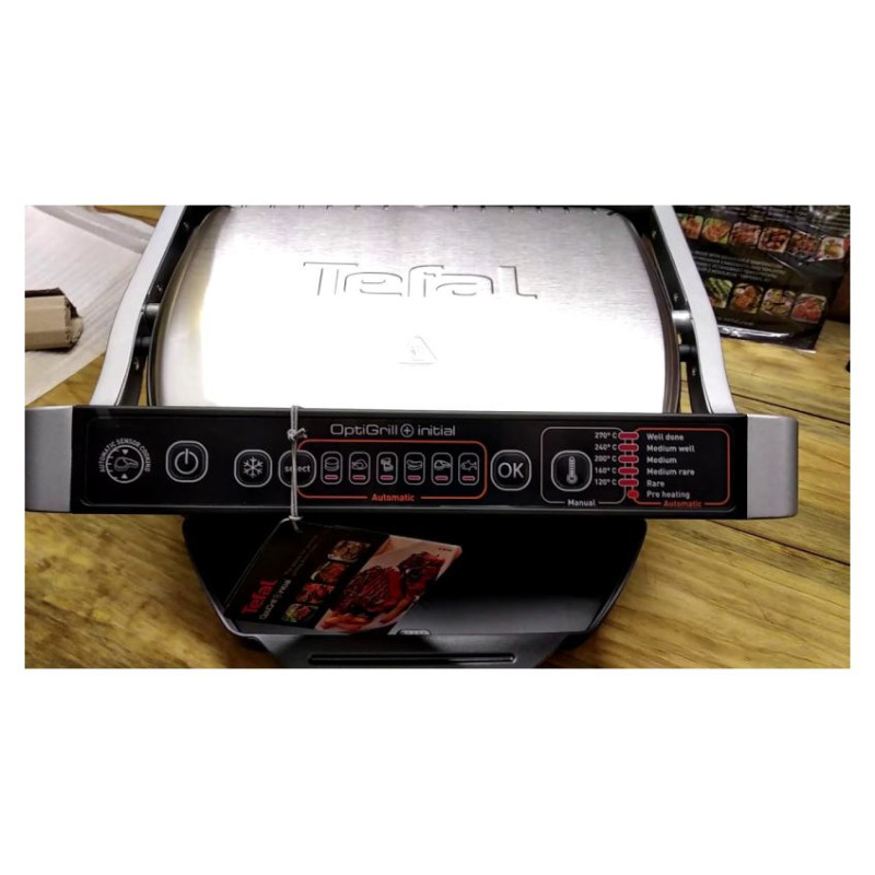 Tefal Grils Optigrill+ Initial, tērauda - GC706D