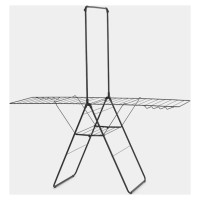 Brabantia HangOn veļas žāvētājs + pakaramais, 25m, Matt Black - 403521