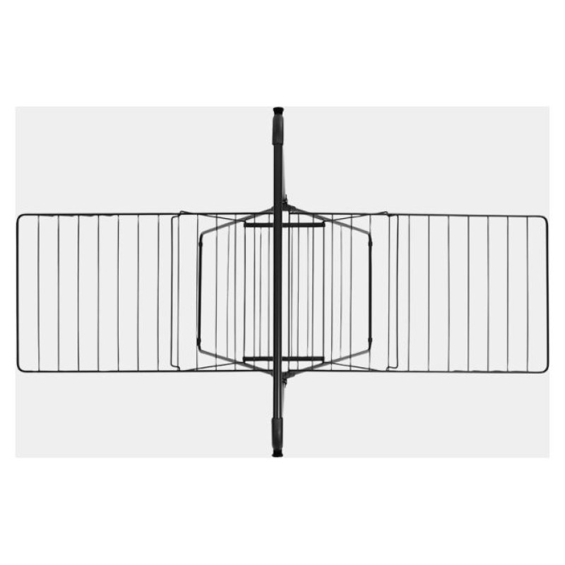 Brabantia HangOn veļas žāvētājs + pakaramais, 25m, Matt Black - 403521