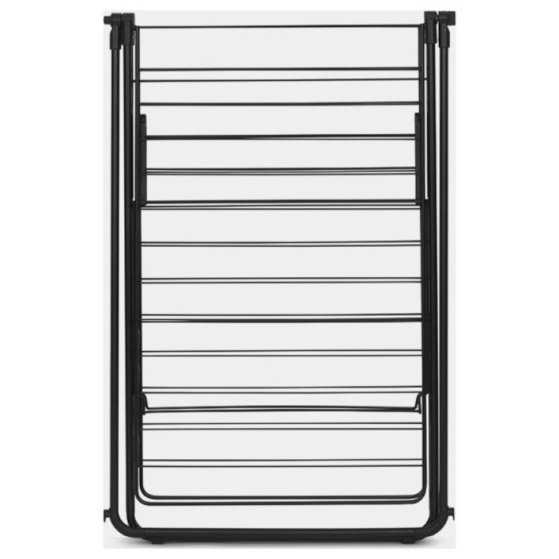 Brabantia HangOn veļas žāvētājs + pakaramais, 25m, Matt Black - 403521