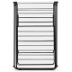 Brabantia HangOn veļas žāvētājs + pakaramais, 25m, Matt Black - 403521