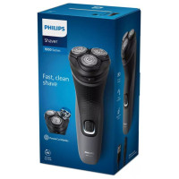 Philips Shaver Series 1000  Elektriskais skuveklis sausai un mitrai skūšanai, pelēks - S1142/00