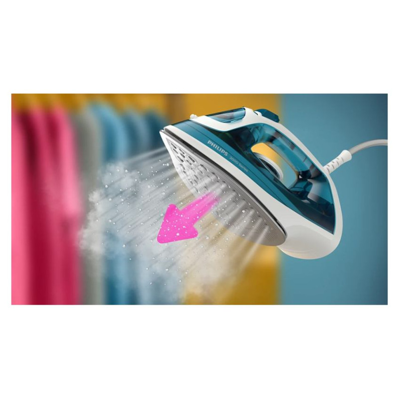 Philips 2000 sērijas Tvaika gludeklis, 2000W, zils - DST2020/90