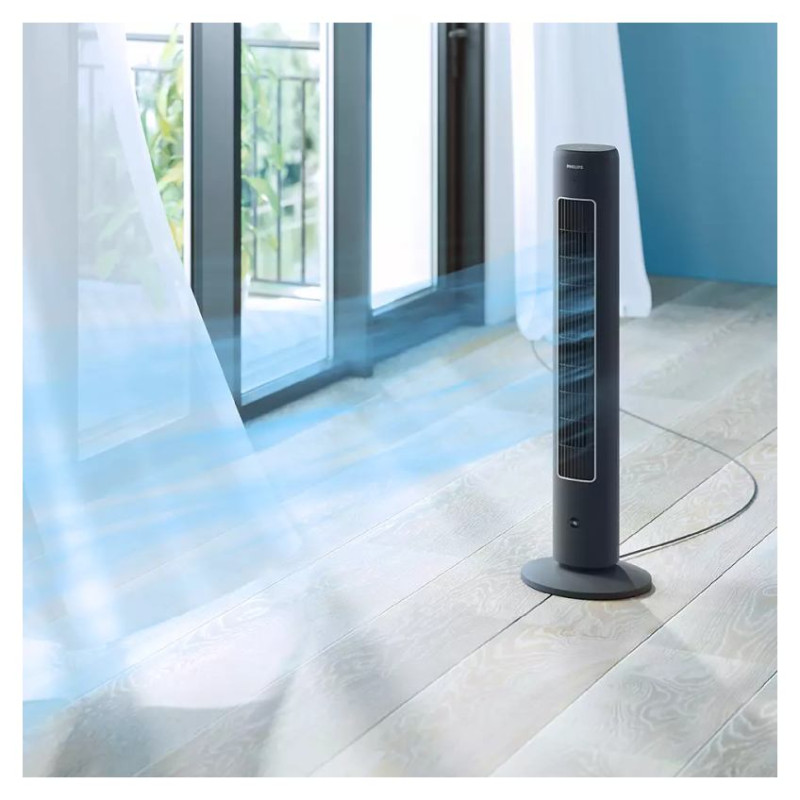 Philips Series 5000 torņveida ventilators, melns - CX5535/11