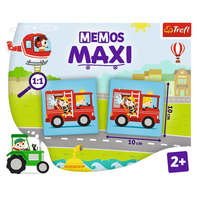 Trefl Memo Maxi Transports