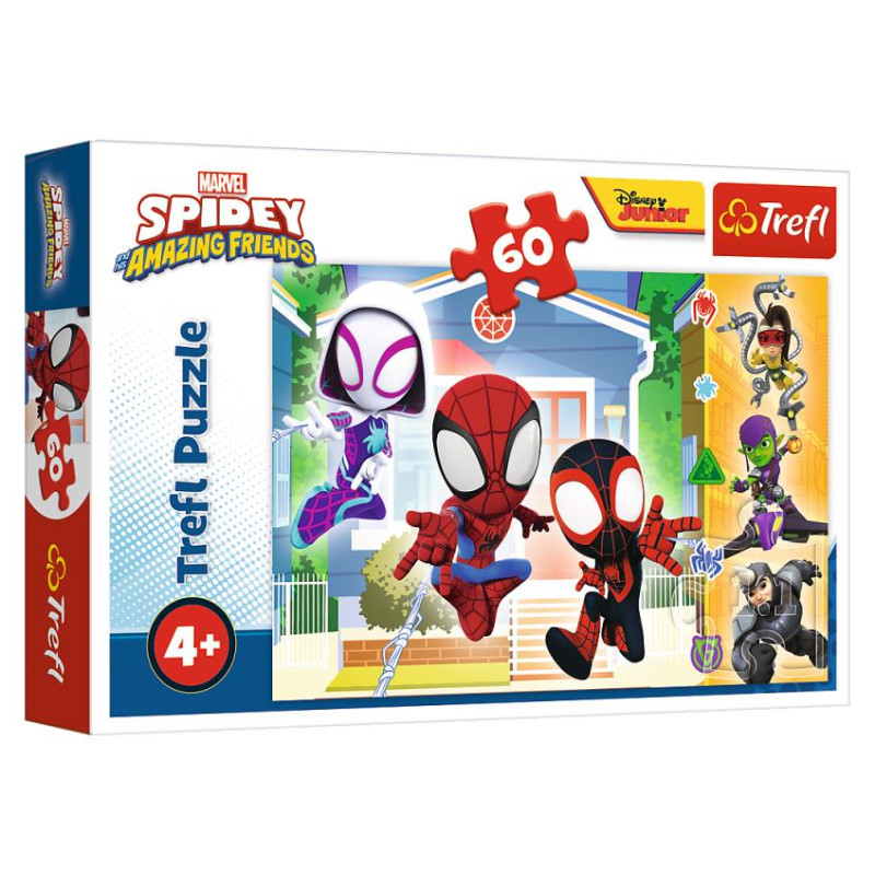 Trefl SPIDER-MAN Puzle Spidey, 60 gab.