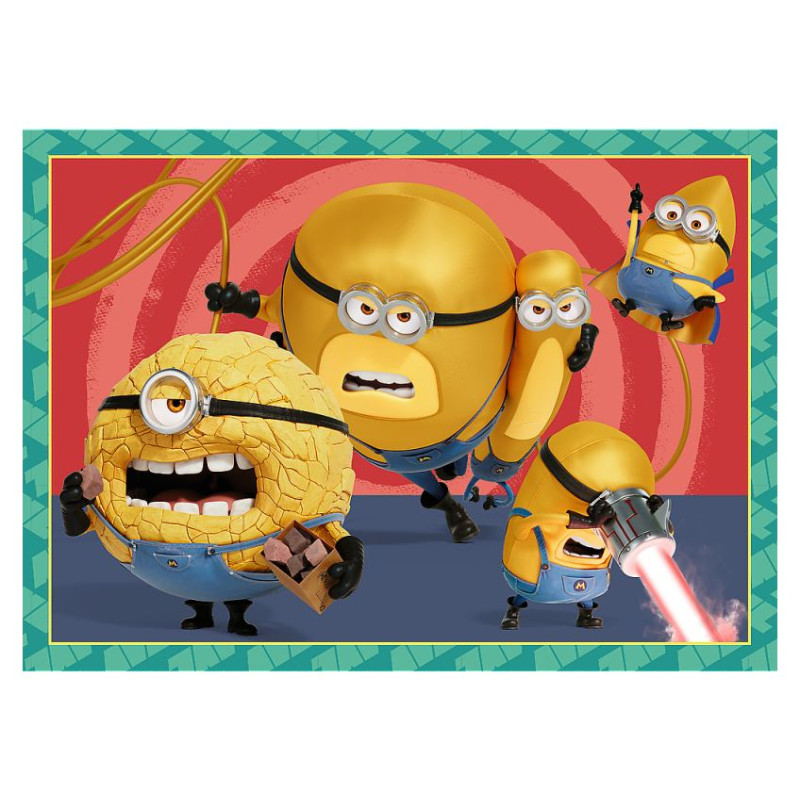 Trefl MINIONS Pužļu komplekts 4in1 Minions