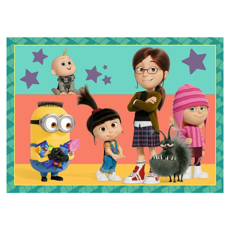 Trefl MINIONS Pužļu komplekts 4in1 Minions