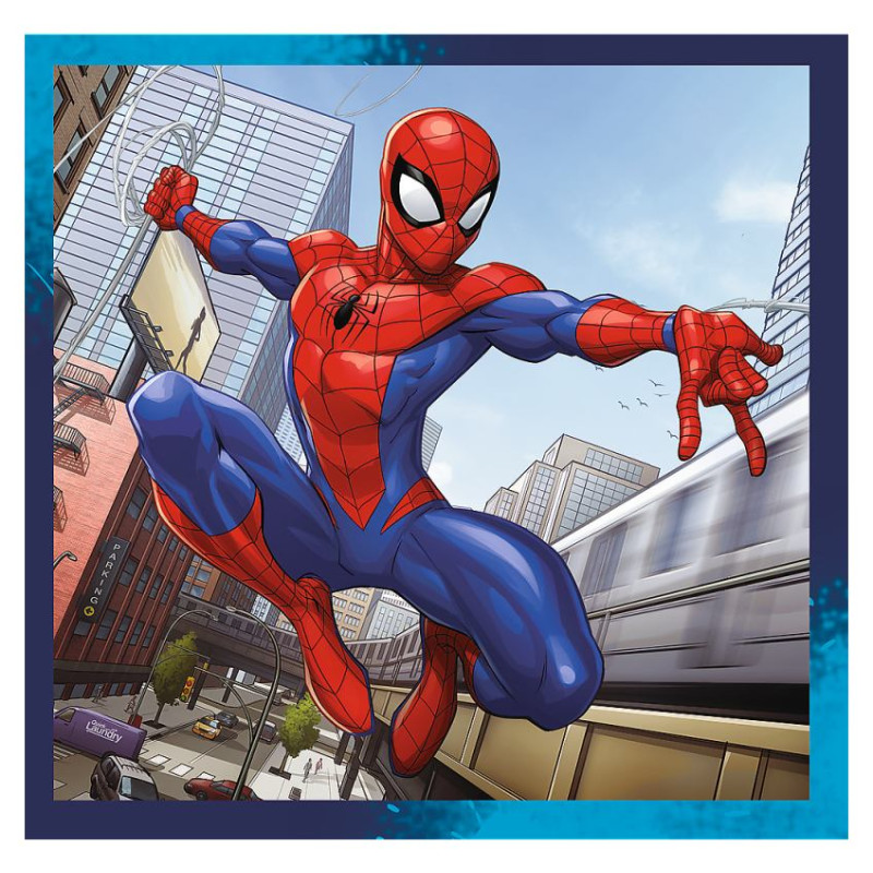 Trefl SPIDER-MAN Pužļu komplekts 3in1