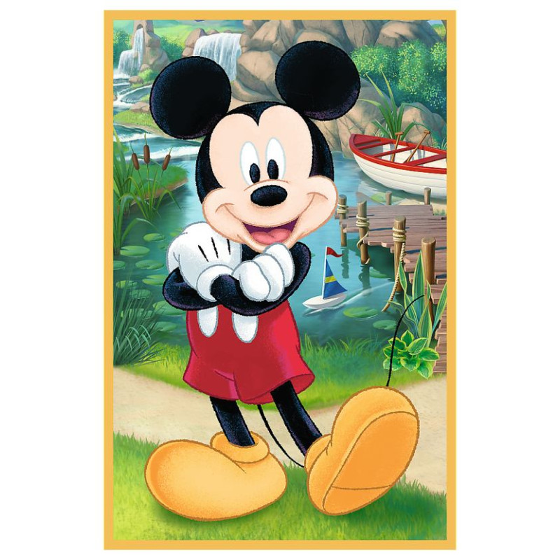 Trefl DISNEY MICKEY MOUSE Pužļu komplekts Pele brīvdienās, 3x50 gab.