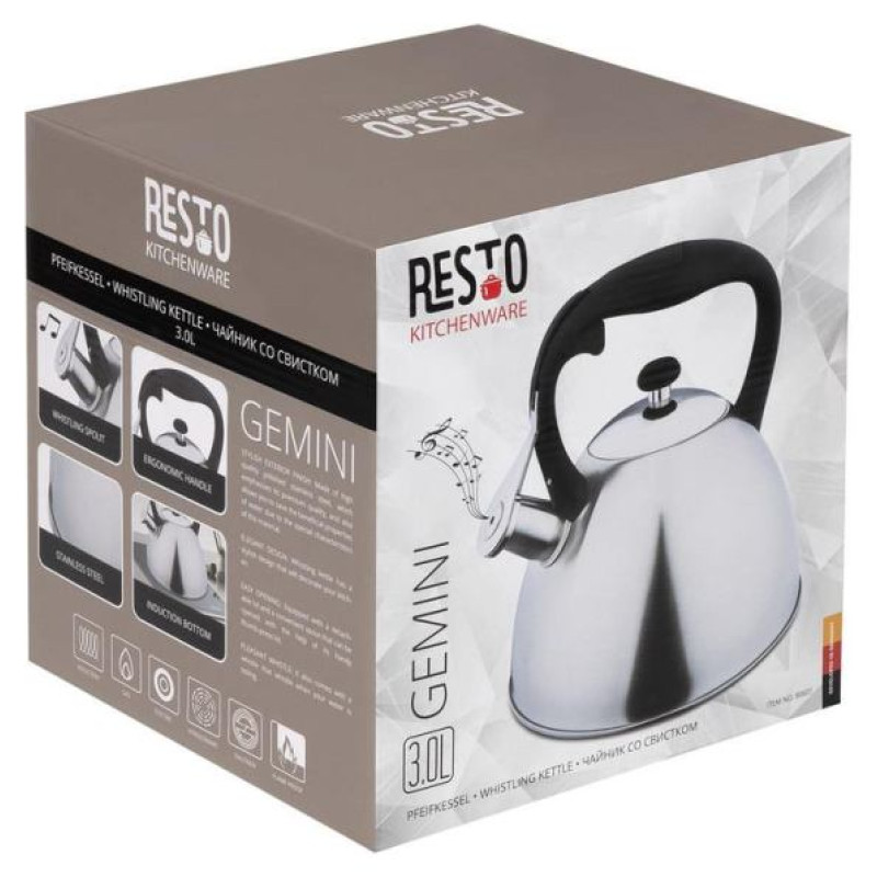 Resto WHISTLING KETTLE 3.0L/90601 RESTO