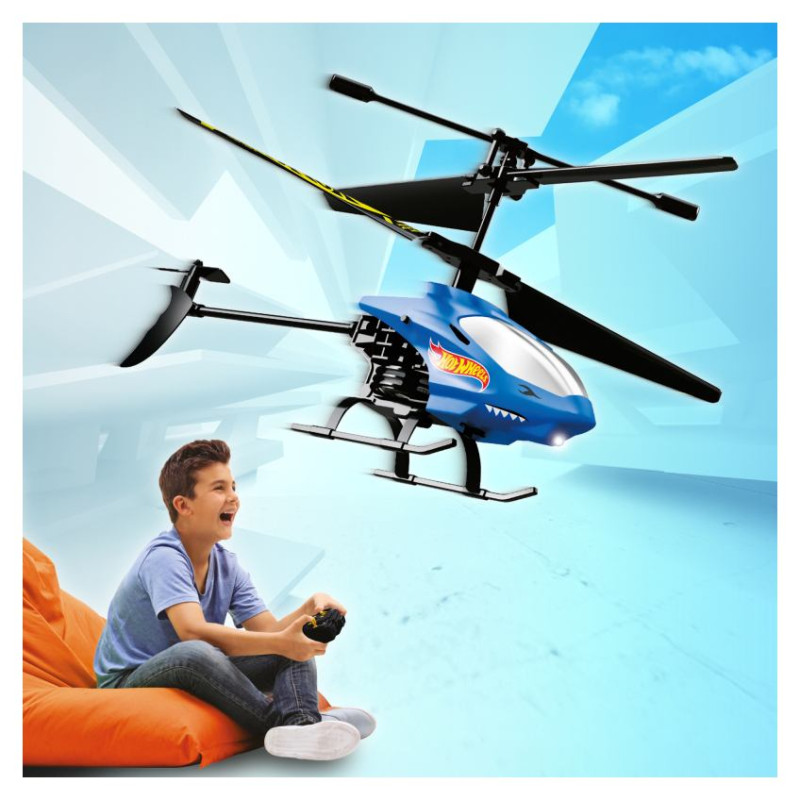Bladez HOT WHEELS Radiovadāms helikopters ar žiroskopu, 22&nbsp;cm