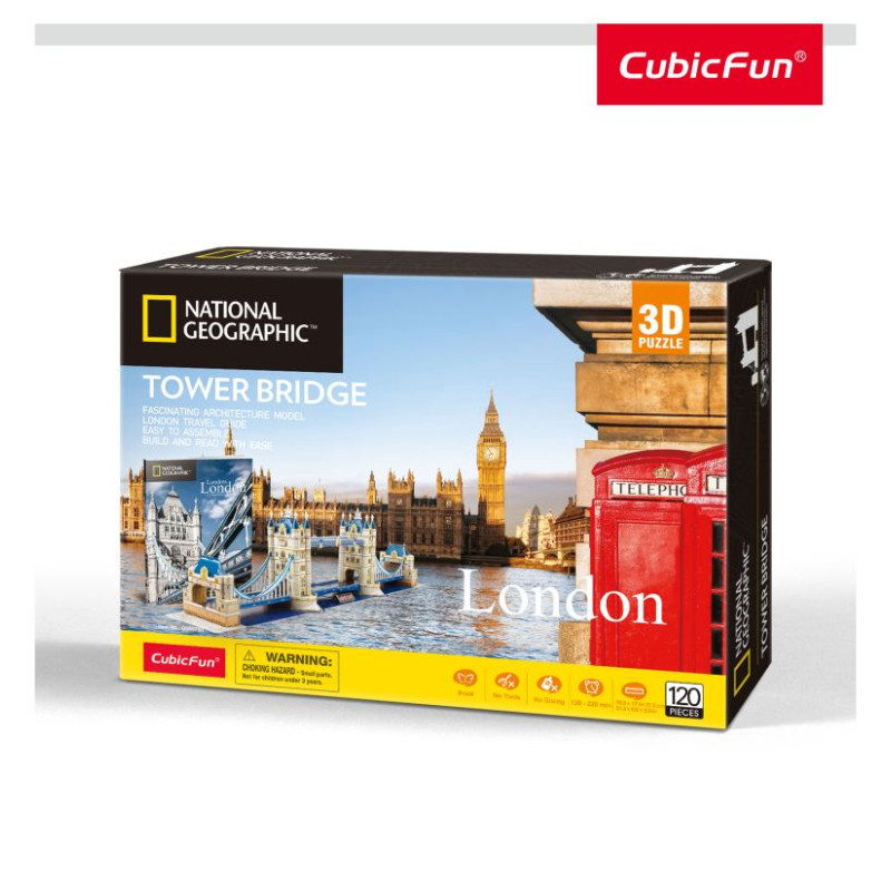 Cubic Fun CUBICFUN 3D Puzle National Geographic - Tower Bridge