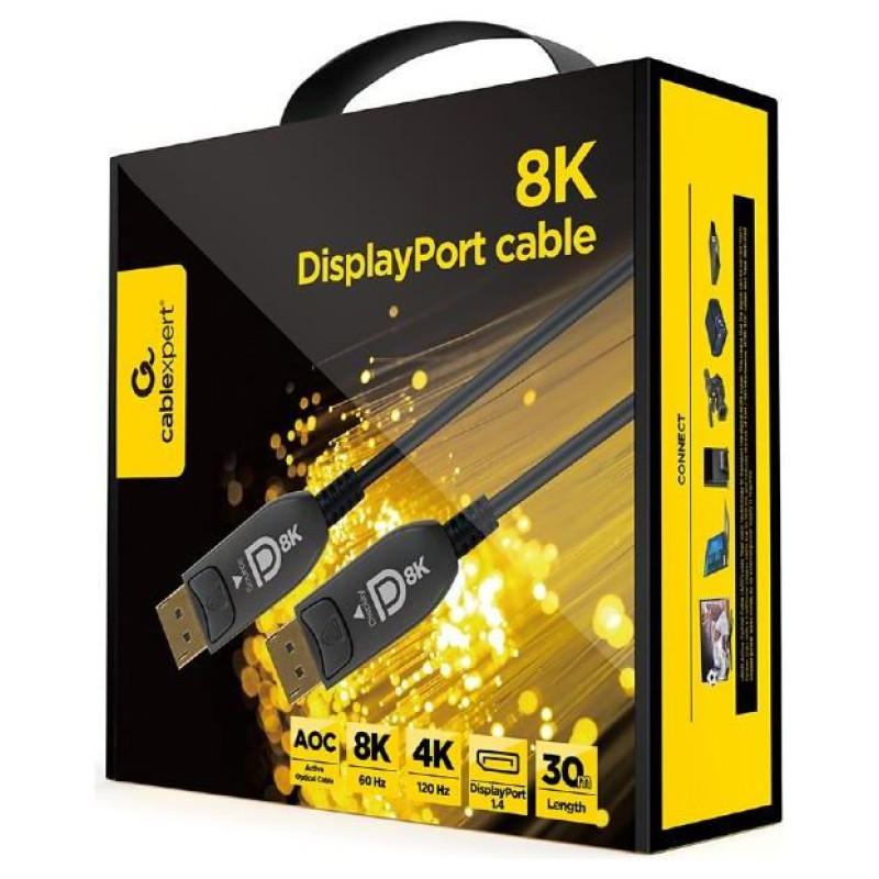 Gembird CABLE DISPLAY PORT 30M AOC/PREM CC-DP8K-AOC-30M GEMBIRD