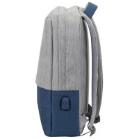 Rivacase NB CASE ANTI-THEFT 15.6"/7562 GREY/DARK BLUE RIVACASE