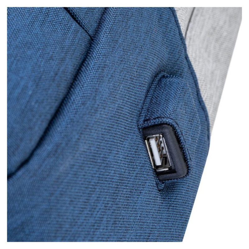 Rivacase NB CASE ANTI-THEFT 15.6"/7562 GREY/DARK BLUE RIVACASE