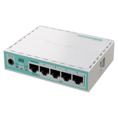Mikrotik NET ROUTER 10/100/1000M 5P HEX/E50UG MIKROTIK