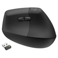 Logitech MOUSE USB OPTICAL WRL VERTICAL/BLACK RIGH 910-006494 LOGITECH