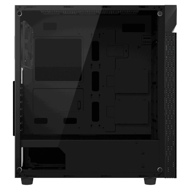 Gigabyte Case|GIGABYTE|C200 GLASS|MidiTower|Not included|ATX|MicroATX|MiniITX|Colour Black|GB-C200G