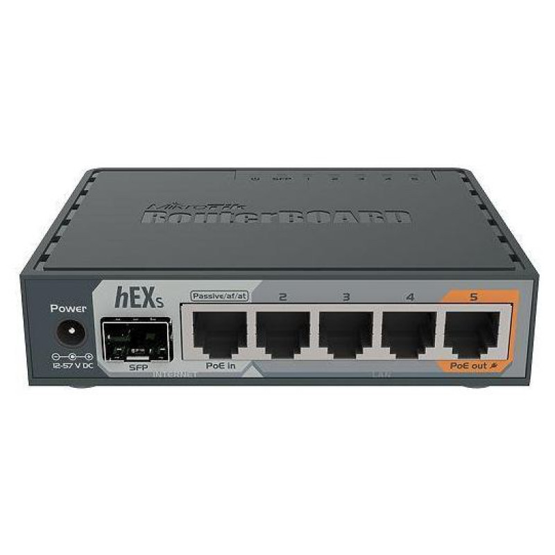 Mikrotik NET ROUTER 10/100/1000M 5PORT/HEX S RB760IGS MIKROTIK