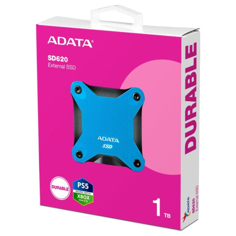 Adata External SSD|ADATA|SD620|1TB|USB 3.2|Write speed 460 MBytes/sec|Read speed 520 MBytes/sec|SD620-1TCBL
