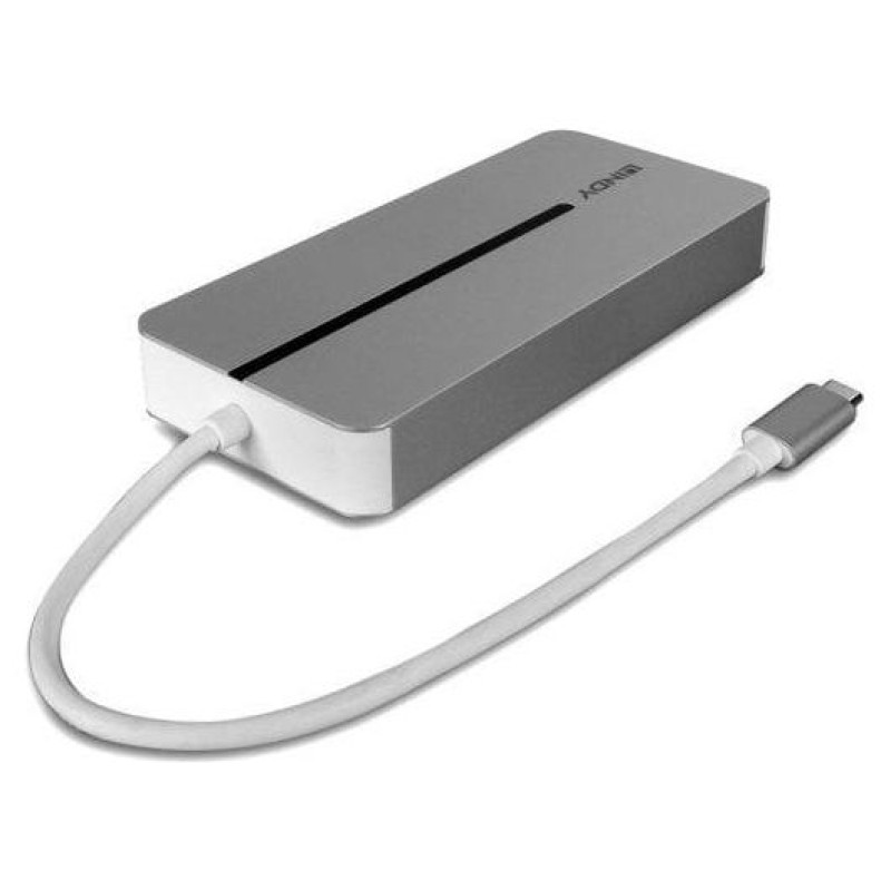 Lindy I/O DOCKING STATION USB-C/MINI DUAL 4K 43360 LINDY