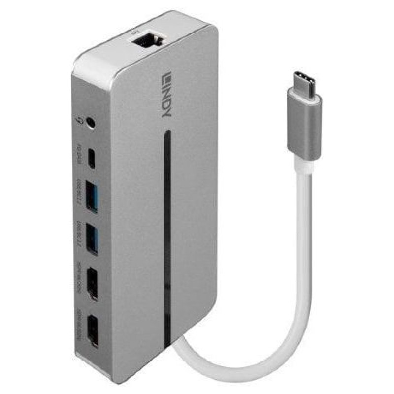 Lindy I/O DOCKING STATION USB-C/MINI DUAL 4K 43360 LINDY