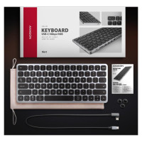 Axagon KEYBOARD + I/O HUB 9IN1/0.6M HMC-KB-US AXAGON