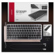 Axagon KEYBOARD + I/O HUB 9IN1/0.6M HMC-KB-US AXAGON