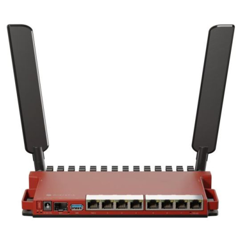 Mikrotik Wireless Router|MIKROTIK|Wireless Router|Wi-Fi 6|IEEE 802.11ax|USB 3.0|8x10/100/1000M|1xSPF|Number of antennas 2|L009UIGS-2HAXD-IN