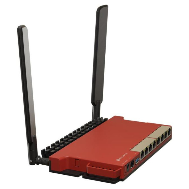 Mikrotik Wireless Router|MIKROTIK|Wireless Router|Wi-Fi 6|IEEE 802.11ax|USB 3.0|8x10/100/1000M|1xSPF|Number of antennas 2|L009UIGS-2HAXD-IN