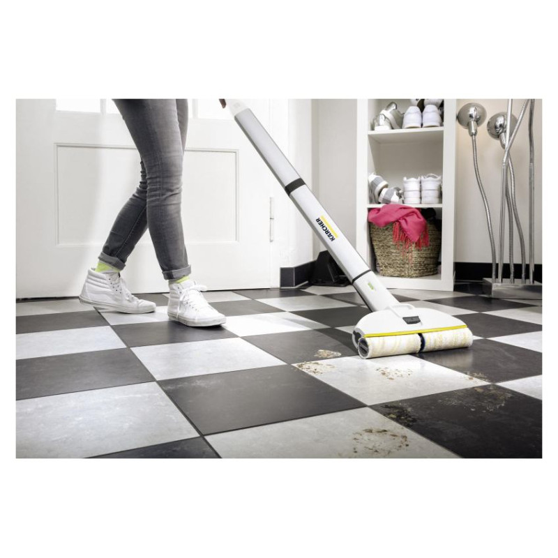 Karcher Vacuum Cleaner|KARCHER|Electric wiping mop EWM 2|Cordless|White|Weight 2.4 kg|1.056-310.0