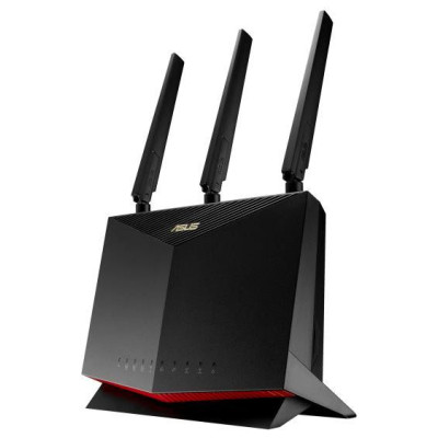 Asus Wireless Router|ASUS|Wireless Router|2600 Mbps|Wi-Fi 5|USB 2.0|1 WAN|4x10/100/1000M|Number of antennas 4|4G-AC86U