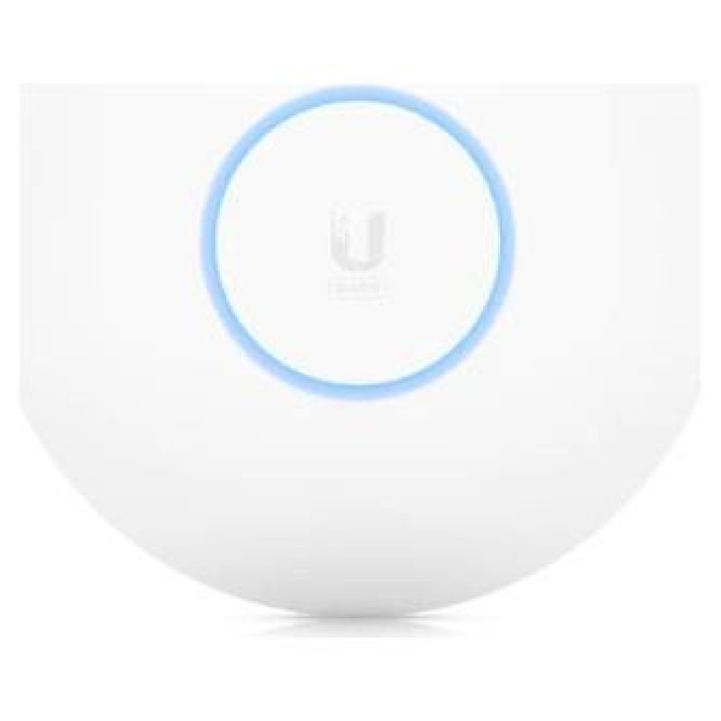 Ubiquiti U6 Pro; WiFi 6; 6 spatial streams; 140 m&sup2; (1,500 ft&sup2;) coverage; 350+ connected devices; Powered using PoE; GbE uplink.