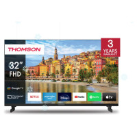 Thomson TV Set|THOMSON|32"|Smart/FHD|1920x1080|Wireless LAN|Bluetooth|Google TV|Black|32FG2S14