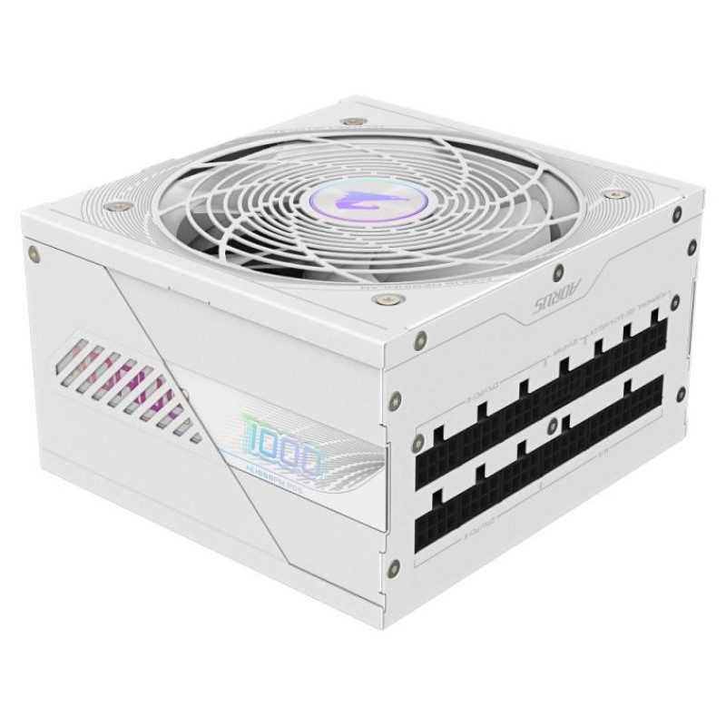 Gigabyte Power Supply|GIGABYTE|GP-AE1000PM PG5 ICE|1000 Watts|Efficiency 80 PLUS PLATINIUM|PFC Active|MTBF 100000 hours|GP-AE1000PMPG5ICE