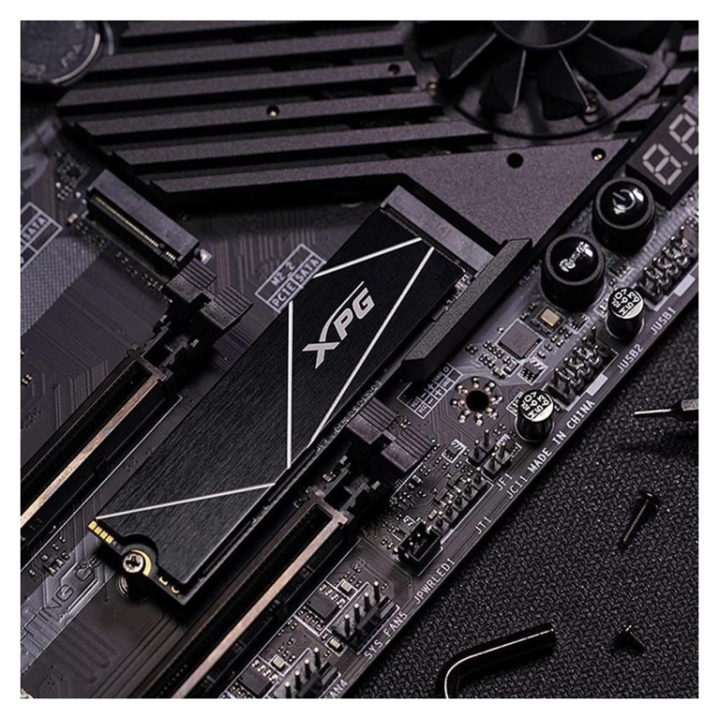 Adata SSD|ADATA|XPG GAMMIX S70 BLADE|4TB|M.2|PCIe Gen4|3D NAND|Write speed 6600 MBytes/sec|Read speed 7400 MBytes/sec|TBW 2960 TB|MTBF 2000000 hours|AGAMMIXS70B-4T-CS