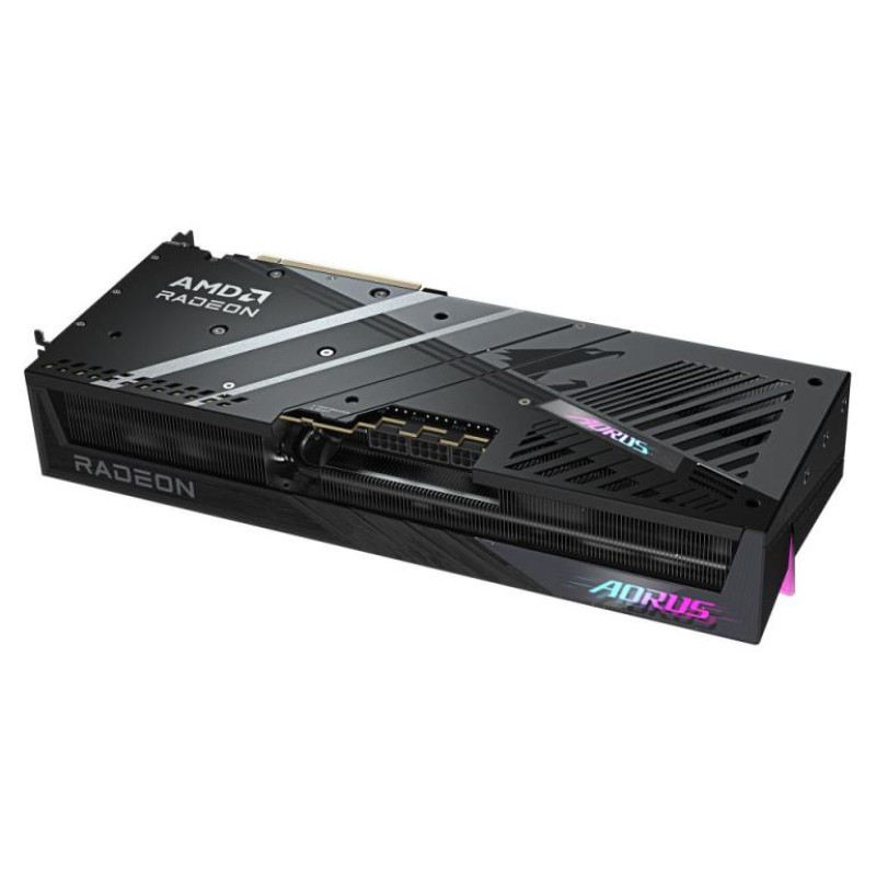 Gigabyte Graphics Card|GIGABYTE|AMD Radeon RX 9070 XT|16 GB|GDDR6|256 bit|PCIE 5.0 16x|Triple slot Heatpipe|2xHDMI|2xDisplayPort|R9070XTAORUSE-16GD1.0