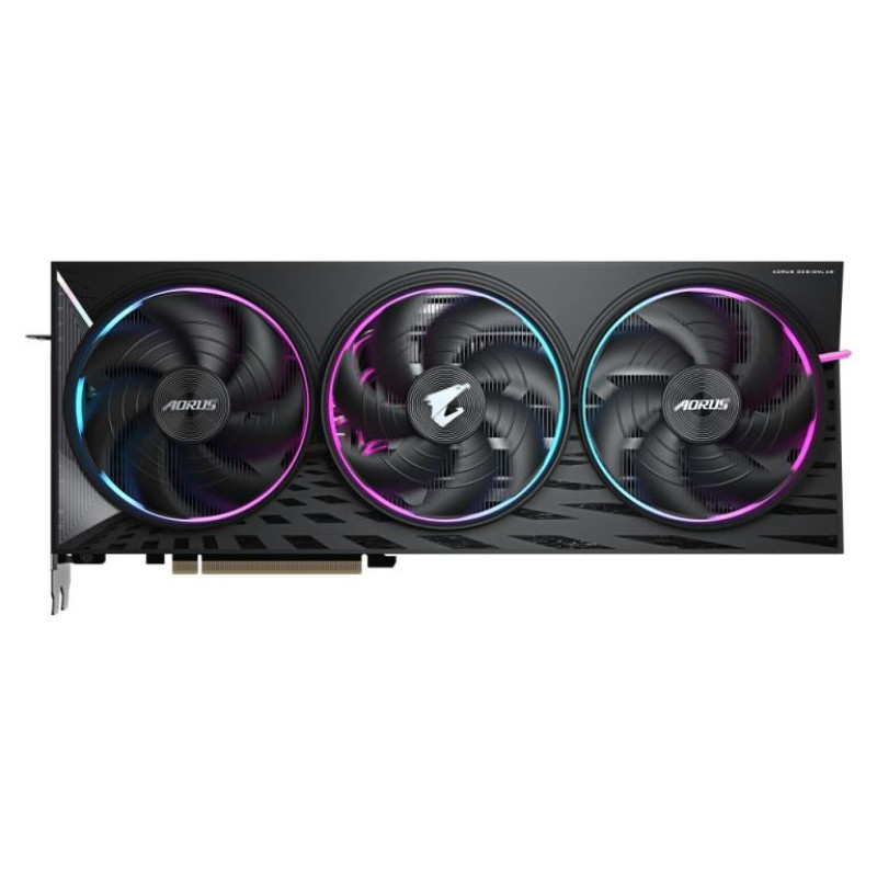 Gigabyte Graphics Card|GIGABYTE|AMD Radeon RX 9070 XT|16 GB|GDDR6|256 bit|PCIE 5.0 16x|Triple slot Heatpipe|2xHDMI|2xDisplayPort|R9070XTAORUSE-16GD1.0