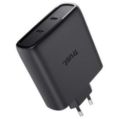 Trust Lādētājs Trust MAXO 100W 2xUSB-C GaN