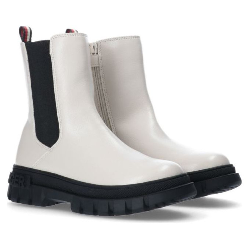 Tommy Hilfiger Bootie Ivory ankle boots T3A5-33058-1355101-101 (39)